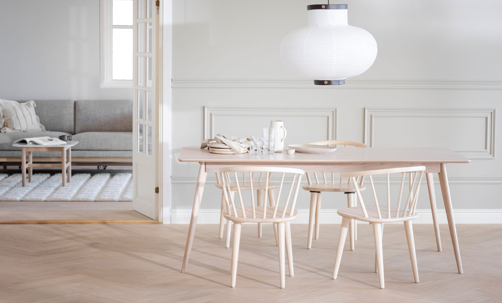 YUMI matbord rekt 190x90 vitpigmenterad i gruppen Matplats / Bord / Matbord hos SoffaDirekt.se (119220)