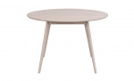 YUMI Matbord Runt 115 Vitpigmenterad ek