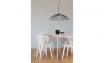 YUMI Matbord Runt 115 Vitpigmenterad ek