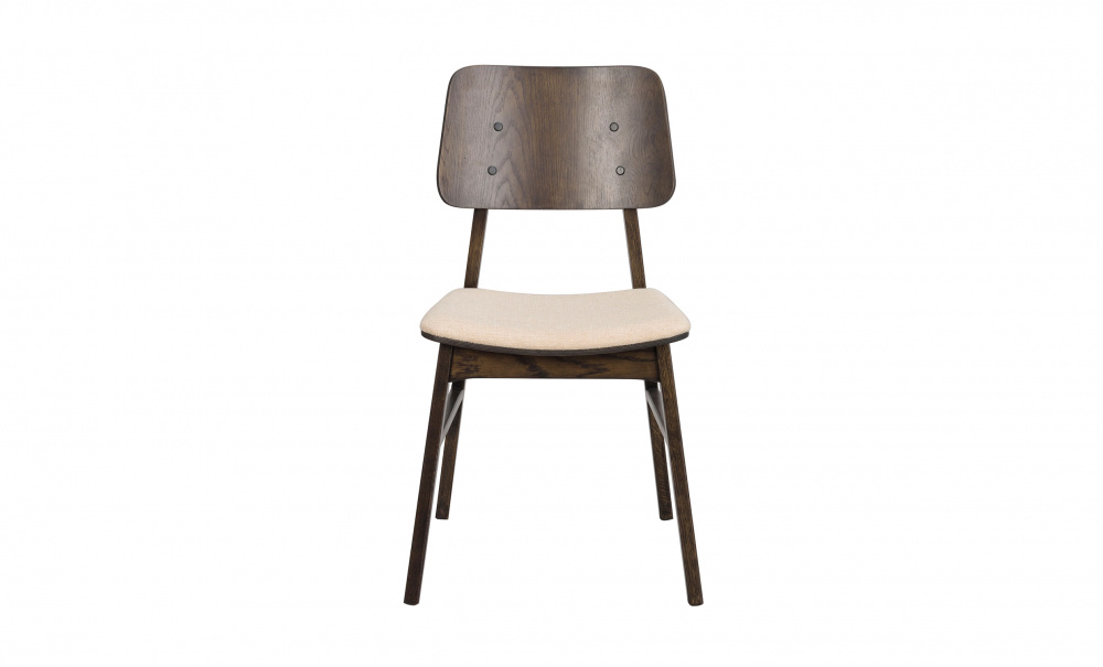 NAGANO Stol brun ek/beige i gruppen Matplats / Sittmbler / Stolar hos SoffaDirekt.se (119429)