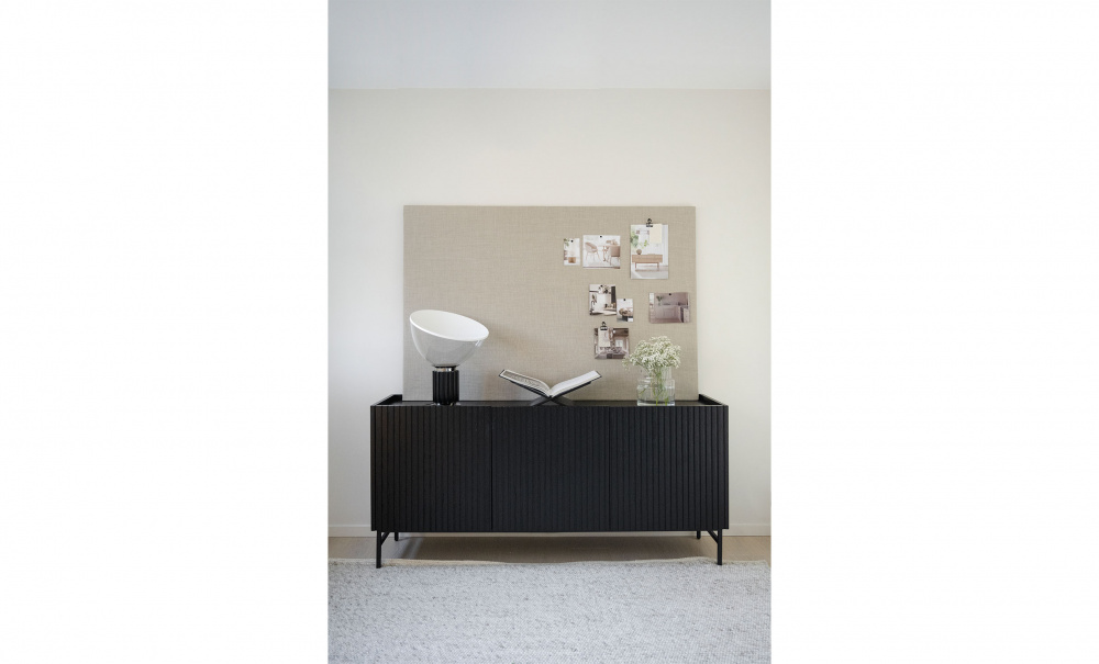 HALIFAX Sideboard 160 Svart i gruppen Vardagsrum / Frvaringsmbler / Sideboards hos SoffaDirekt.se (119906)