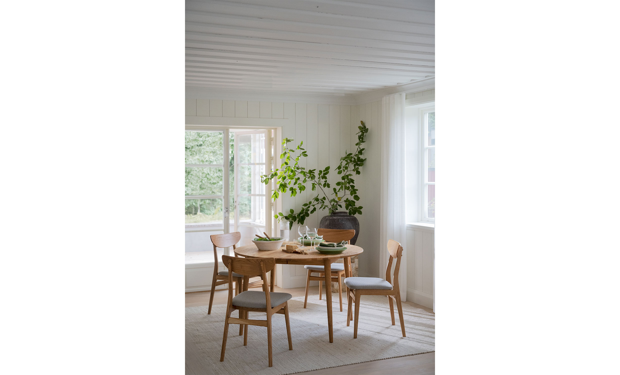 RODHAM Stol Ek/Gr-beige