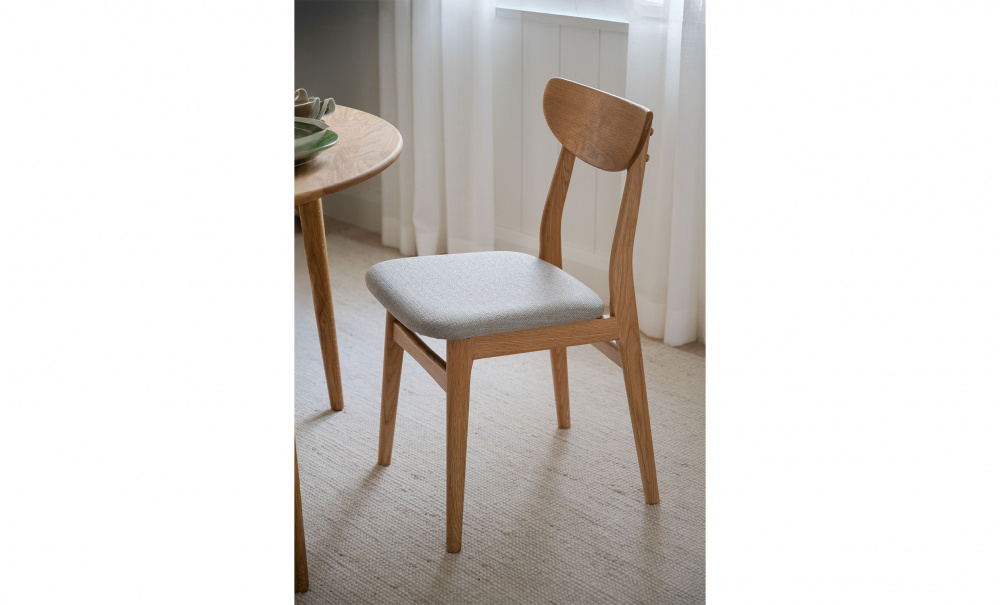 RODHAM Stol Ek/Gr-beige i gruppen Matplats / Sittmbler / Stolar hos SoffaDirekt.se (120086)