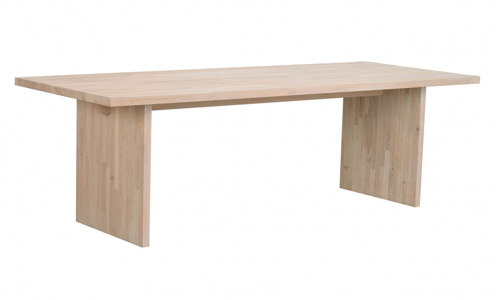 EMMETT Matbord 240 Vitpigmenterad ek i gruppen Matplats / Bord / Matbord hos SoffaDirekt.se (120350)
