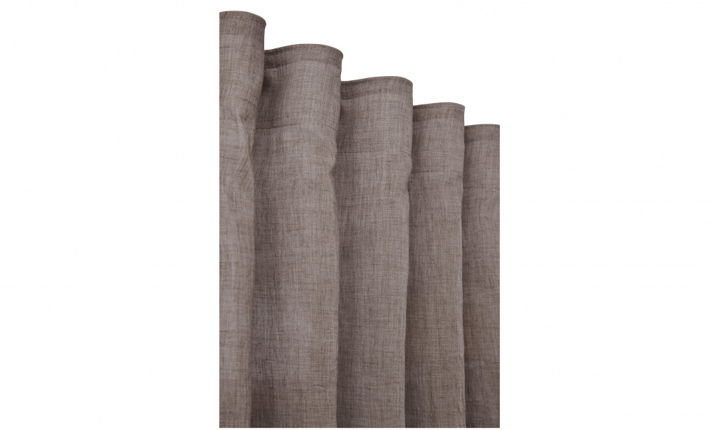 SANDY Gardin 280cm Nougat i gruppen Mattor & Textil / Gardiner hos SoffaDirekt.se (1206-20-022)