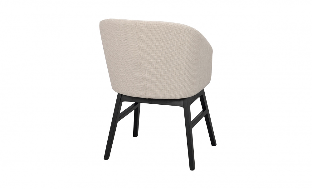 WINDHAM Karmstol beige tyg/svart i gruppen Matplats / Sittmbler / Stolar hos SoffaDirekt.se (120667)