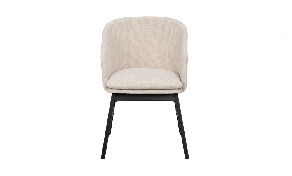 WINDHAM Karmstol beige tyg/svart i gruppen Matplats / Sittmbler / Stolar hos SoffaDirekt.se (120667)