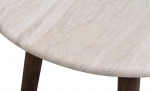 TARANSAY Soffbord Beige Travetin/Brun Ek Byt till bild nr 4 (TARANSAY Soffbord Beige Travetin/Brun Ek)