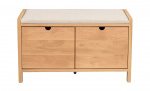 HILLMOND Bänk Ek/Beige Byt till bild nr 1 (HILLMOND Bänk Ek/Beige)