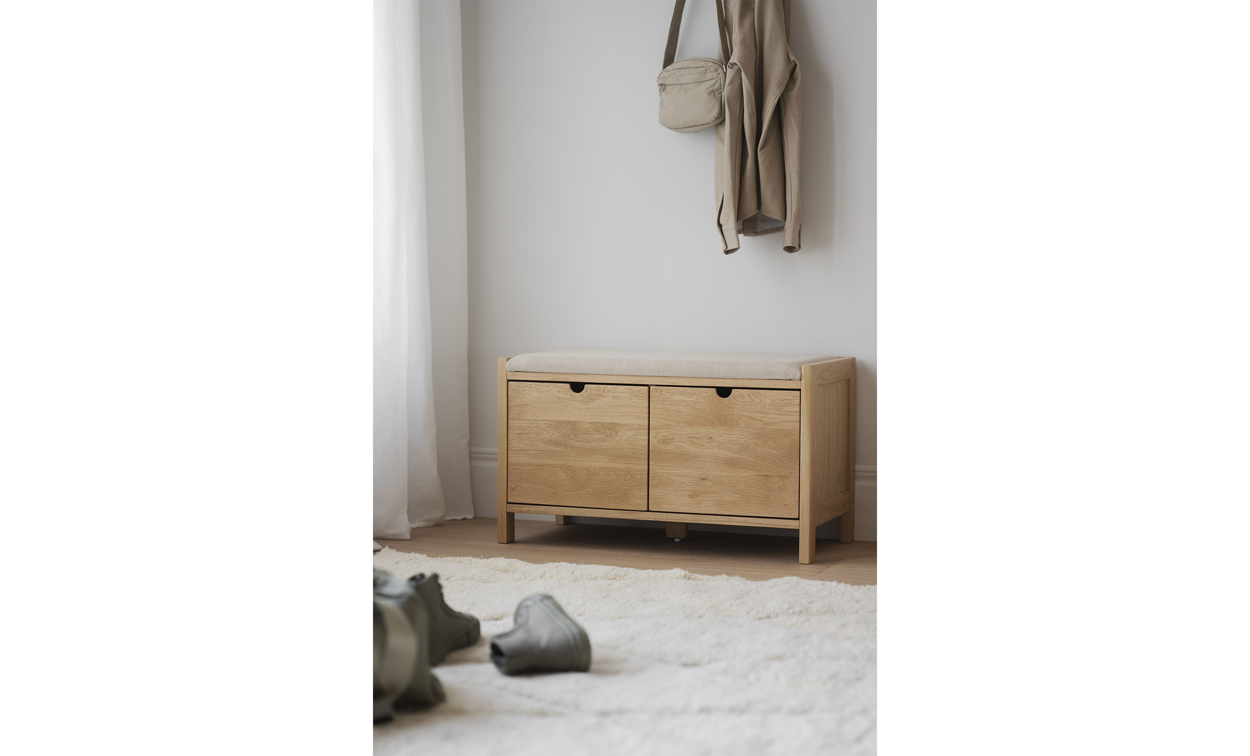 HILLMOND Bnk Ek/Beige