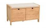 HILLMOND Bänk Ek/Beige Byt till bild nr 3 (HILLMOND Bänk Ek/Beige)