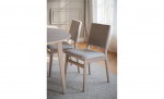 Byt till bild nr 3 (MEDFORD Stol Ljusbeige, Vitpig)