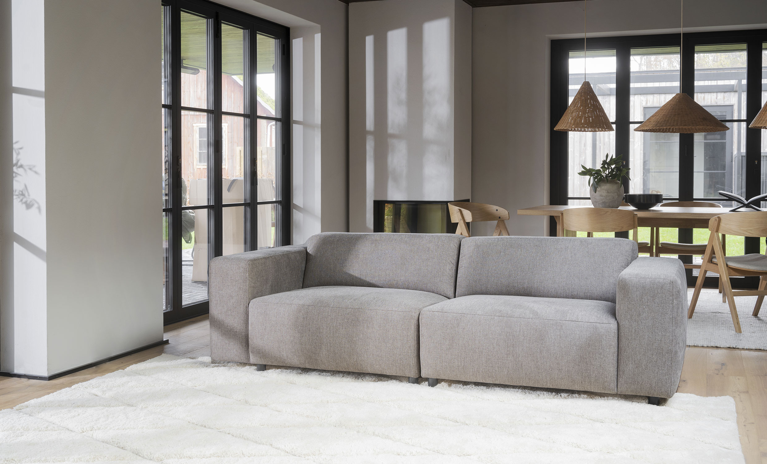 WILLARD soffa 3-sits beige