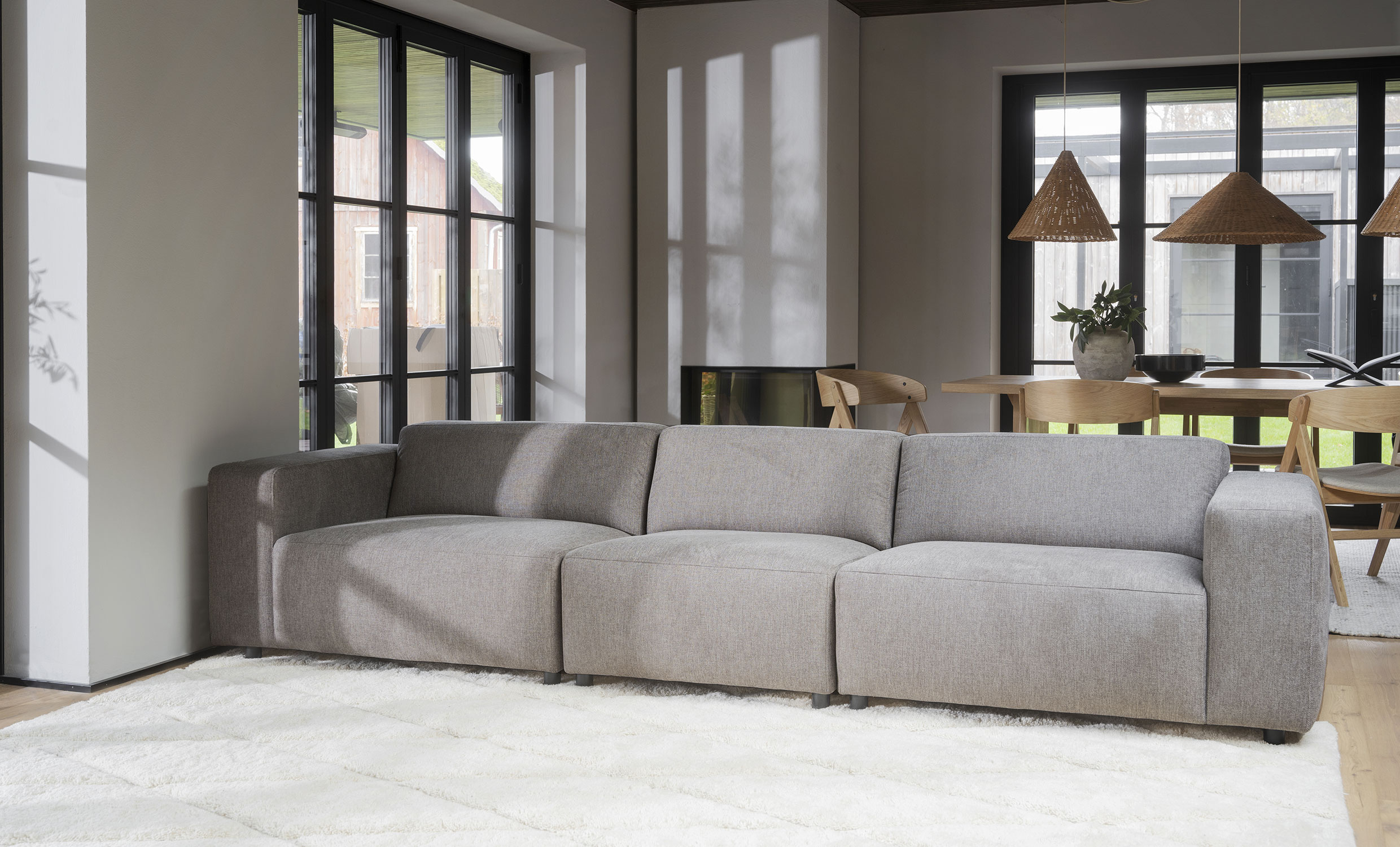 WILLARD soffa 4-sits beige