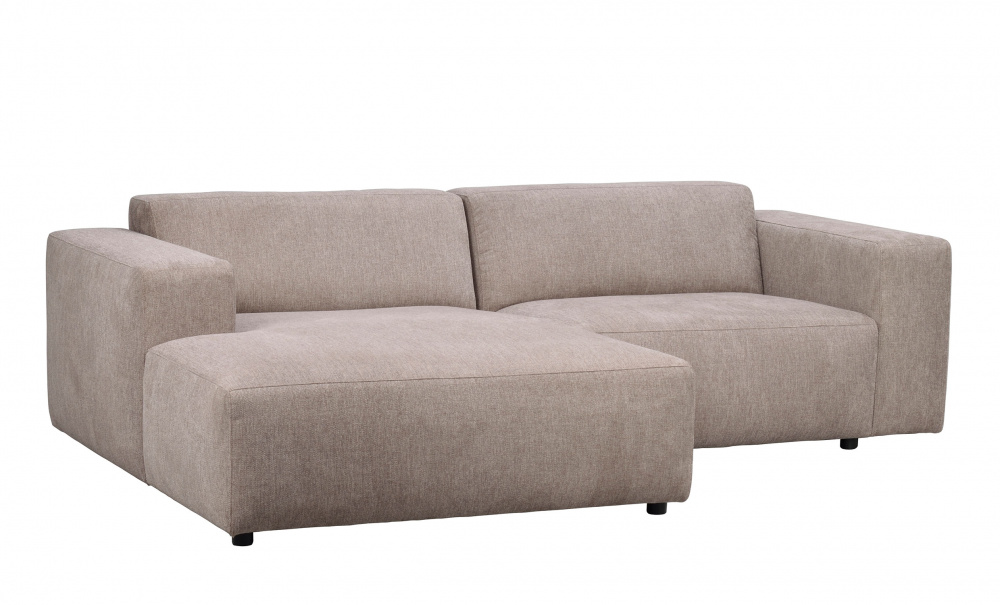 WILLARD soffa 3-sits-schslong vnster beige i gruppen Vardagsrum / Soffor / Divansoffor hos SoffaDirekt.se (121316)