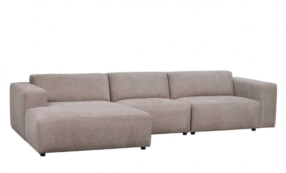 WILLARD soffa 4-sits-schslong vnster beige i gruppen Vardagsrum / Soffor / Divansoffor hos SoffaDirekt.se (121317)