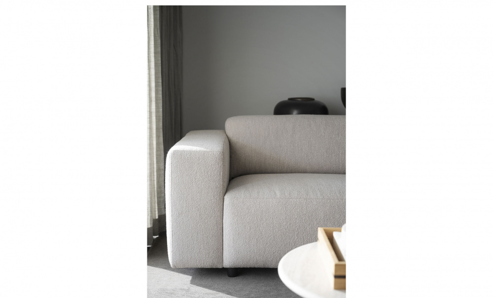 WILLARD soffa 3-sits ljusbeige i gruppen Vardagsrum / Soffor / 3-sits soffor hos SoffaDirekt.se (121330)