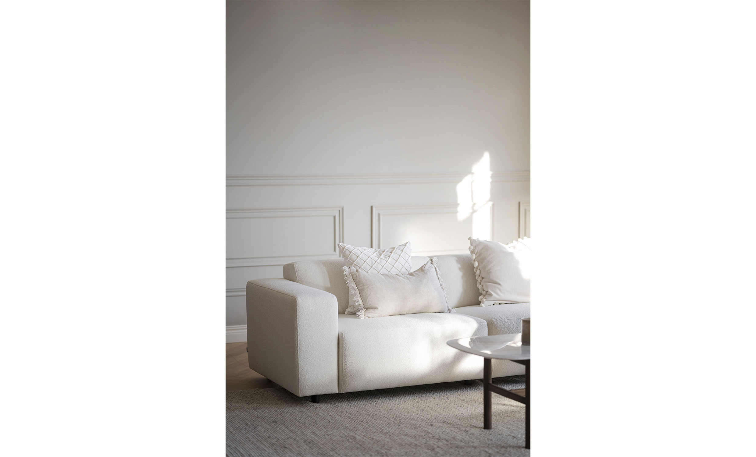 WILLARD soffa 4-sits vit