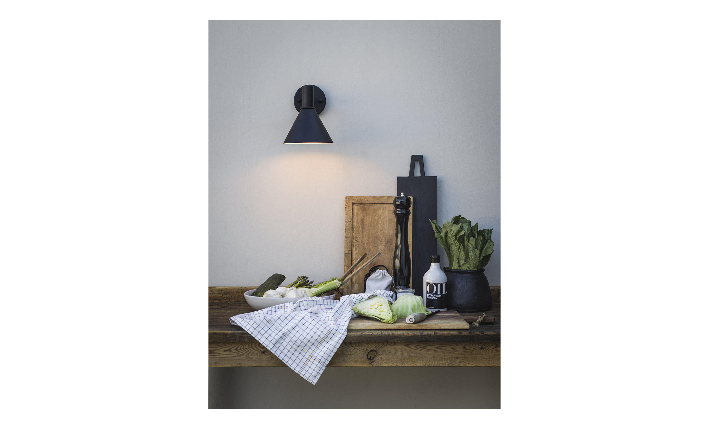 MINITRIPP Utomhuslampa 30 cm Svart 