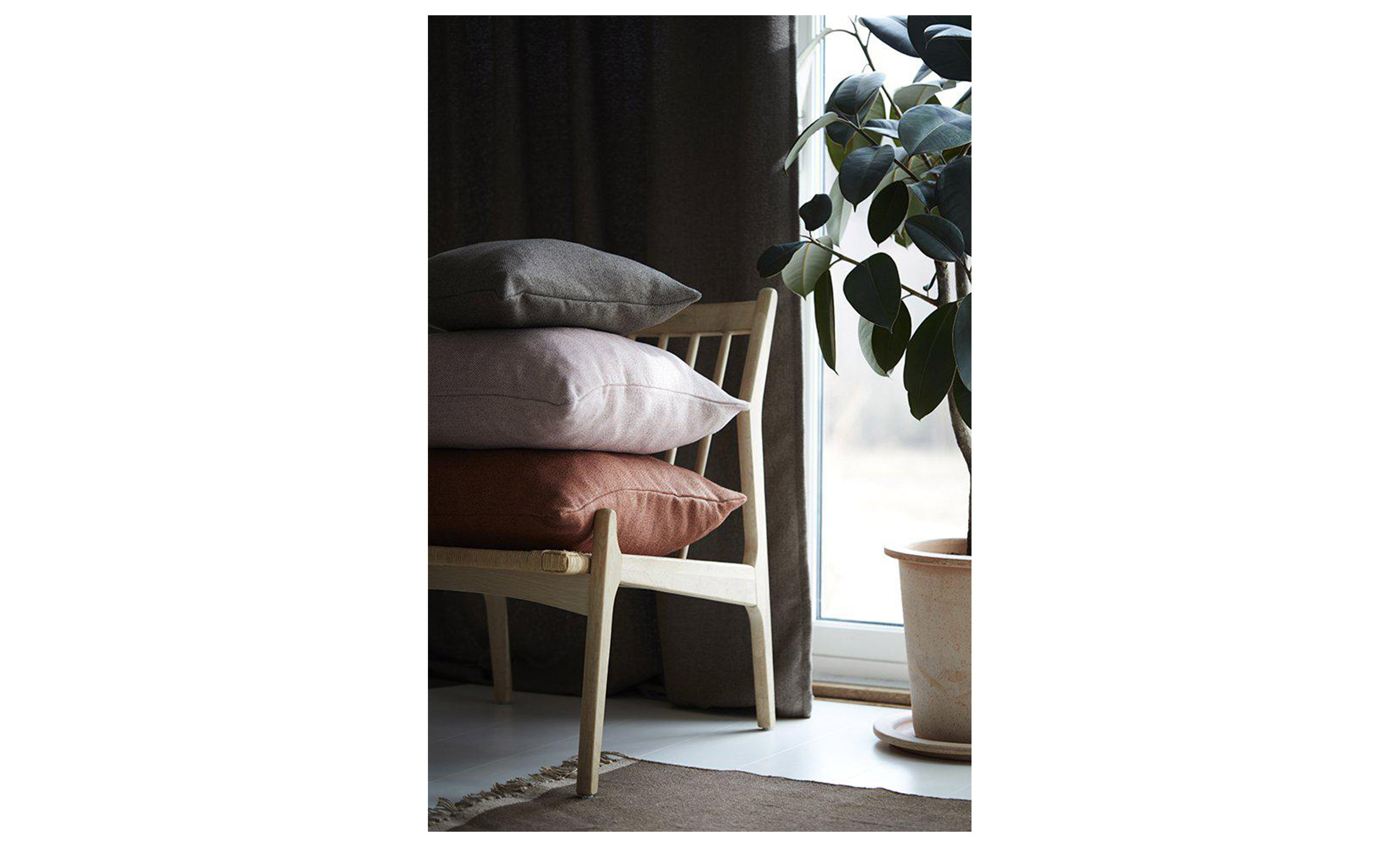 GREENWICH Kuddfodral 60x60 Rosa
