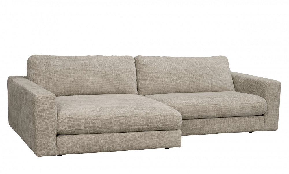 DUNCAN soffa 3-sits-schslong vnster grbeige i gruppen Vardagsrum / Soffor / Divansoffor hos SoffaDirekt.se (122338)