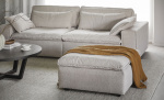 RAWLINS fotpall beige