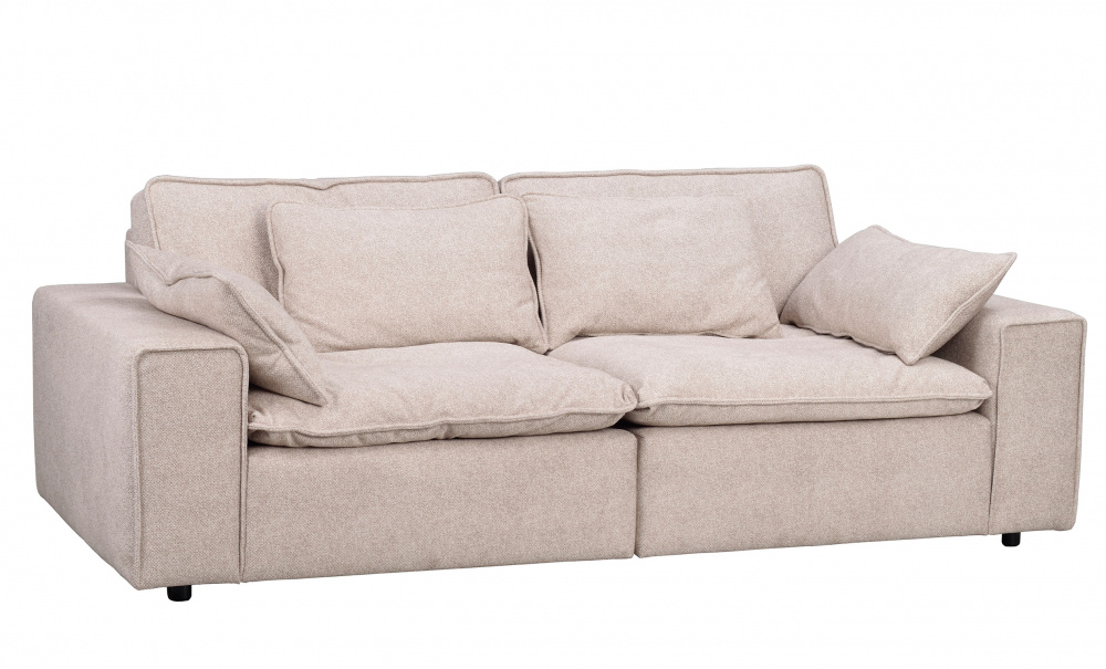 RAWLINS soffa 3-sits beige i gruppen Vardagsrum / Soffor / 3-sits soffor hos SoffaDirekt.se (122842)