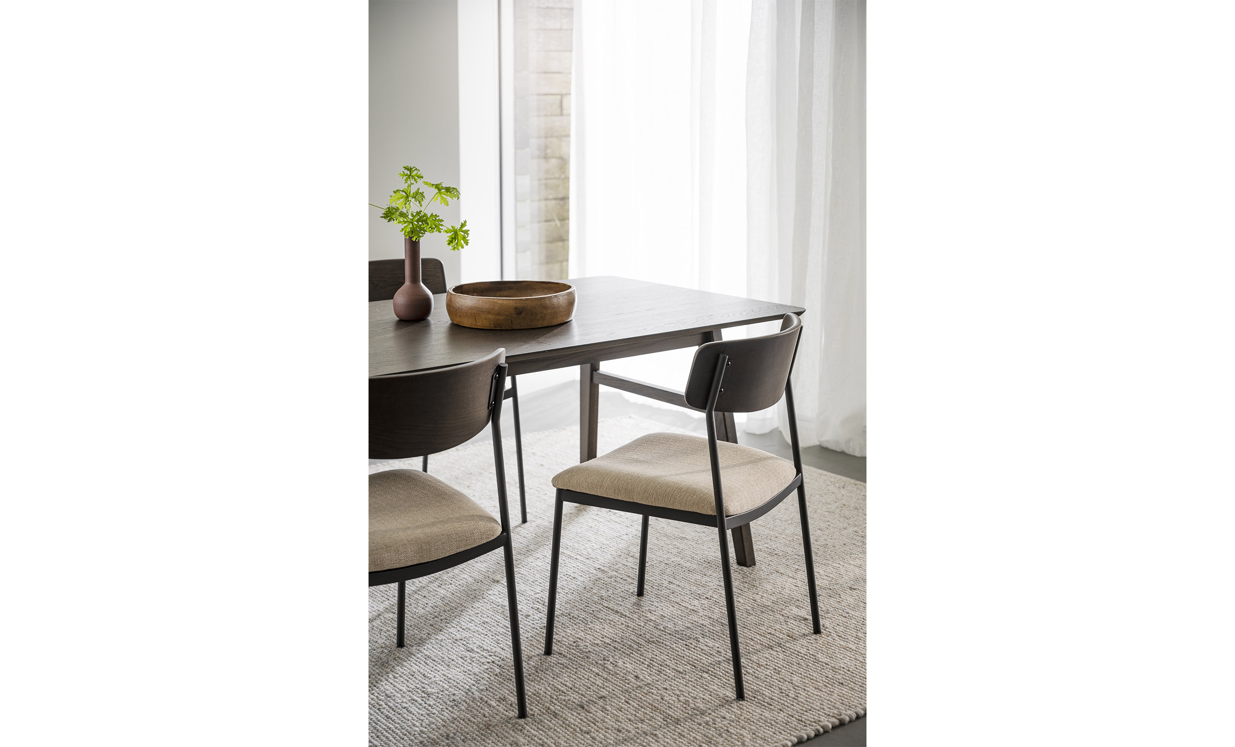 MAYMONT Stol Ljusbeige/Brun