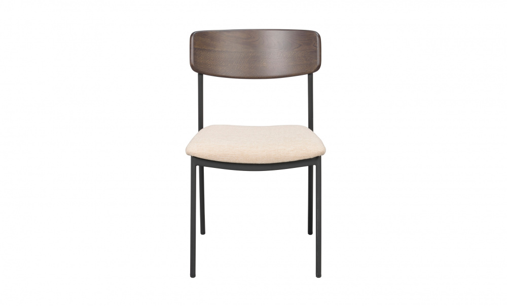 MAYMONT Stol Ljusbeige/Brun i gruppen Matplats / Sittmbler / Stolar hos SoffaDirekt.se (123074)