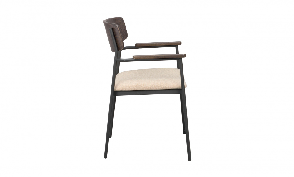MAYMONT Karmstol Ljusbeige/Brun i gruppen Matplats / Sittmbler / Stolar hos SoffaDirekt.se (123084)