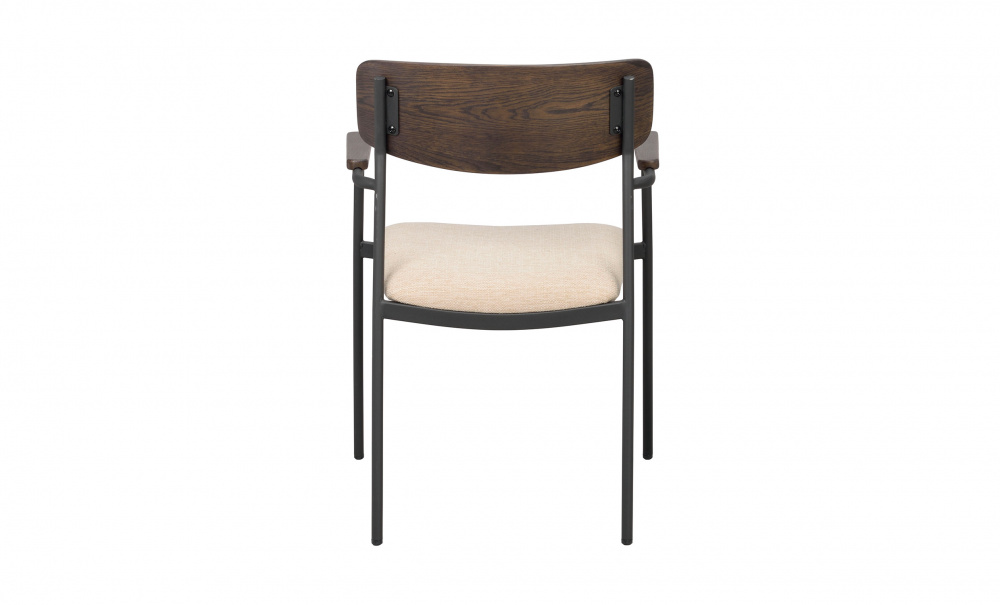 MAYMONT Karmstol Ljusbeige/Brun i gruppen Matplats / Sittmbler / Stolar hos SoffaDirekt.se (123084)