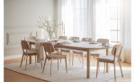 Byt till bild nr 3 (GIFFORD Matbord 220 Vitpig Ek)