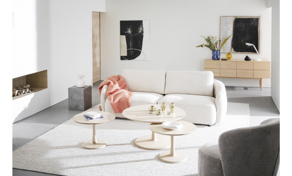 NORRIS 3-sitssoffa Ljusbeige i gruppen Vardagsrum / Soffor / 3-sits soffor hos SoffaDirekt.se (124570)