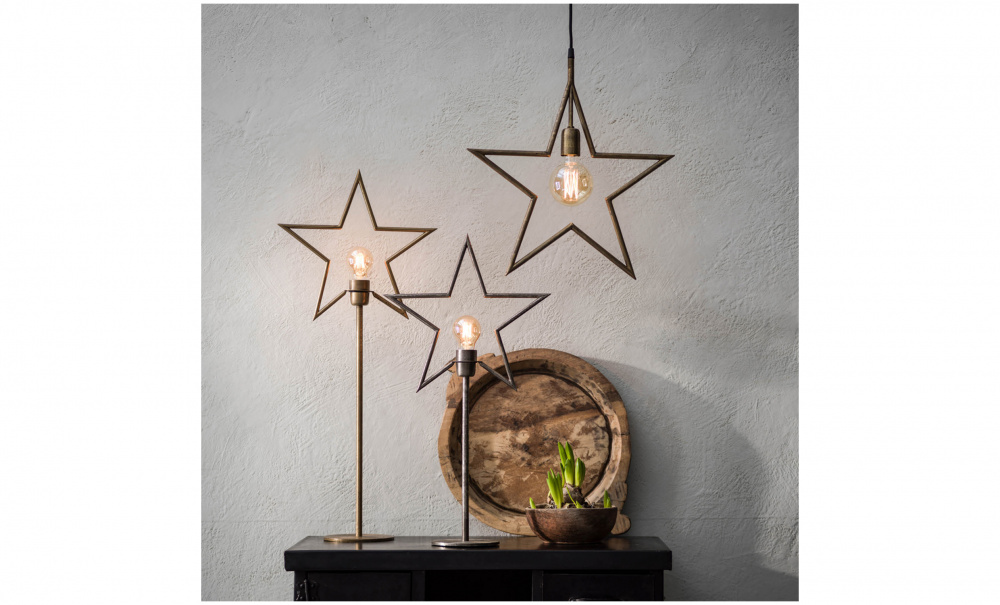 TINDRA Stjrna Guld 35 cm i gruppen Belysning / Julbelysning hos SoffaDirekt.se (1253511)
