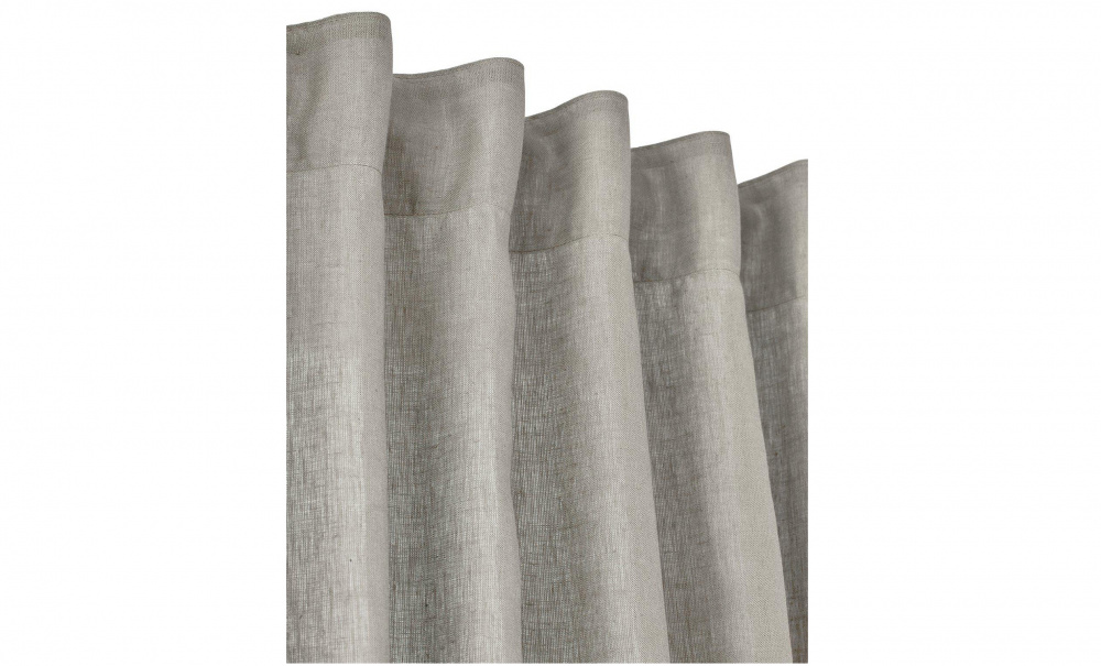 INGRID Gardin 280cm Linne i gruppen Mattor & Textil / Gardiner hos SoffaDirekt.se (1270-20-021)