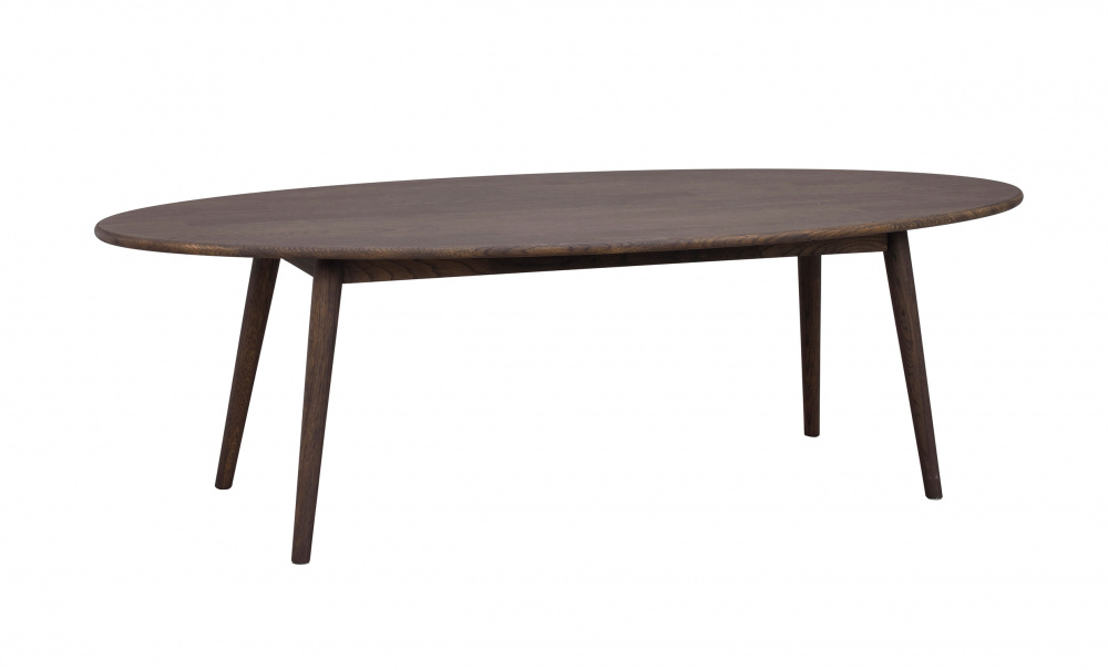 TOMPKINS Soffbord Ellips 150 Brun Ek i gruppen Vardagsrum / Soffbord hos SoffaDirekt.se (128022)