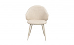 Byt till bild nr 1 (DRAKE Karmstol Ljusbeige, Metall Beige)