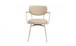 Byt till bild nr 1 (MERRICK Karmstol Mörkbeige, Metal Beige)