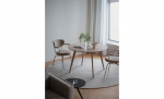 Byt till bild nr 2 (MERRICK Karmstol Mörkbeige, Metal Beige)