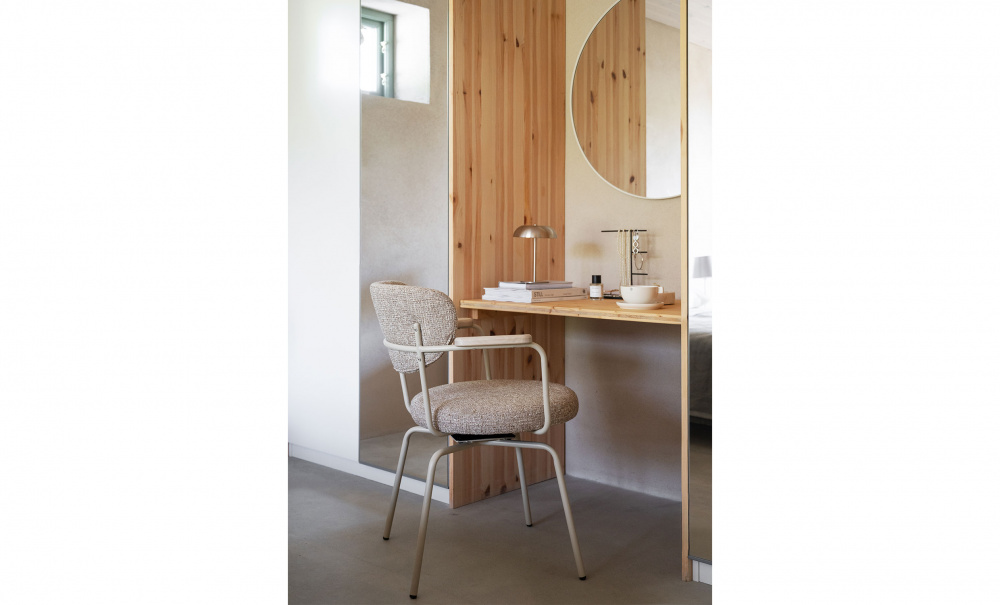Bild nr 3 (MERRICK Karmstol Mörkbeige, Metal Beige)