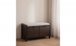Byt till bild nr 3 (HILLMOND Bänk Beige, Brun Ek)