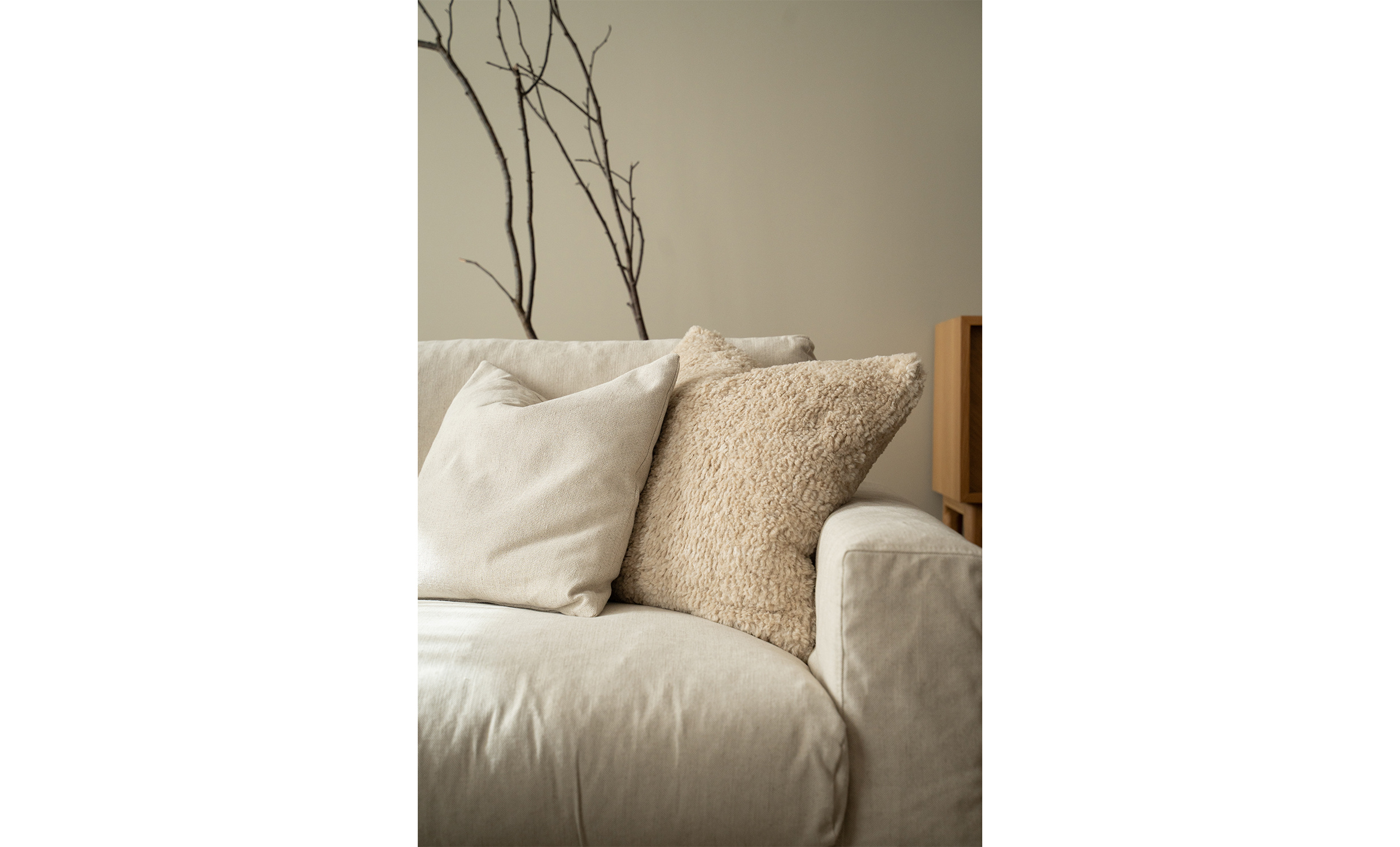 DOLLY Kuddfodral 45x45 Sand