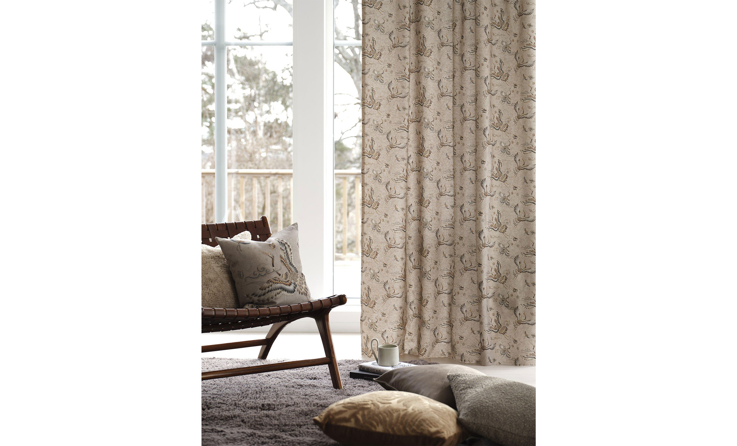 HERON Kuddfodral Beige 45x45cm
