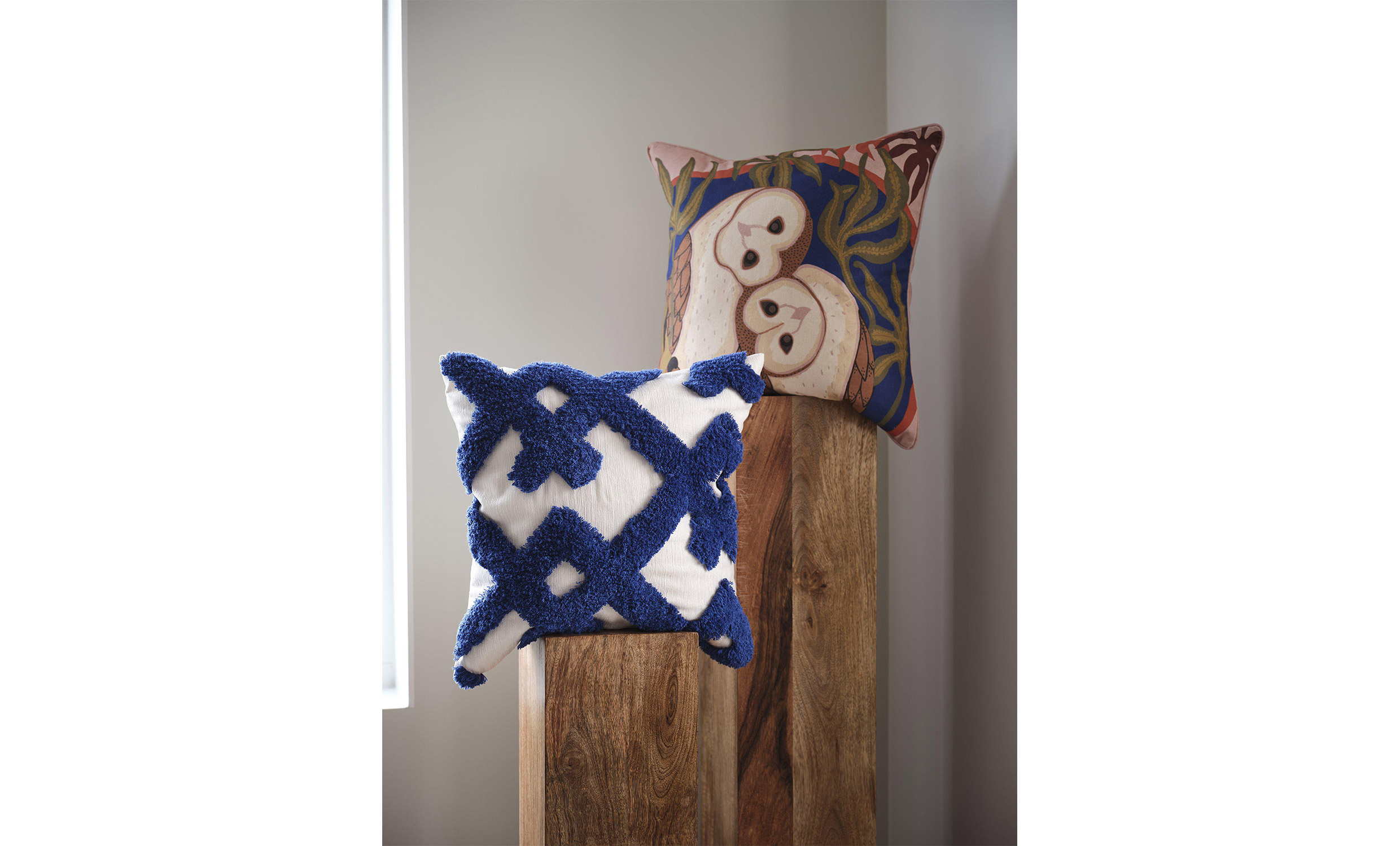 INES Kuddfodral 45x45 Bl