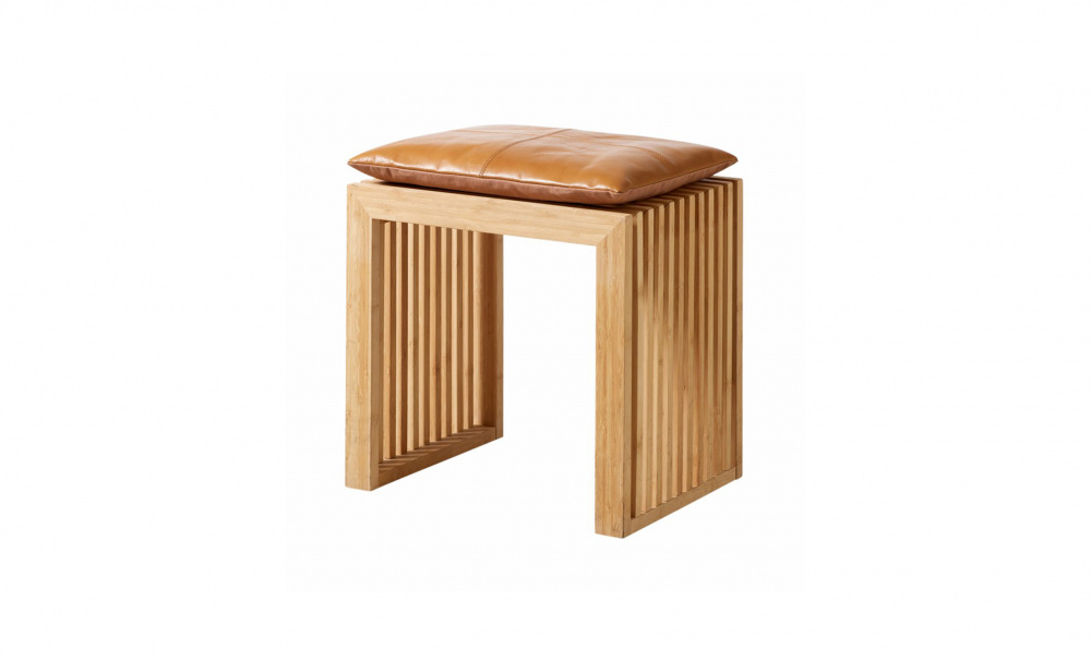 RIB set bambu pall brun skinndyna i gruppen Matplats / Sittmbler / Stolar hos SoffaDirekt.se (1400162)