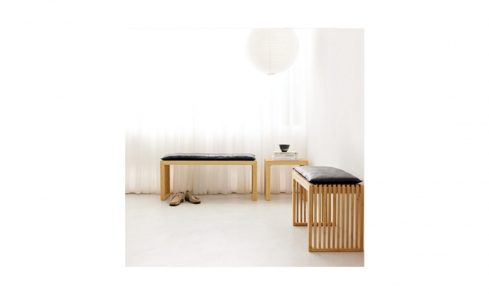 RIB Set Bambu 2-sits Bnk Svart Skinndyna i gruppen Matplats / Sittmbler / Stolar hos SoffaDirekt.se (1400220)