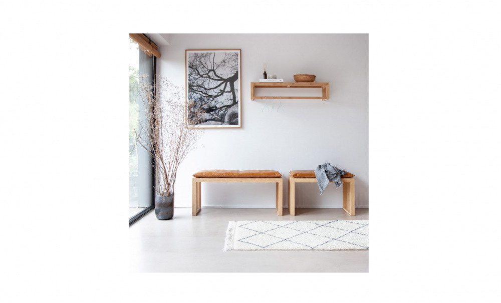 RIB Set Bambu 2-sits Bnk Brun Skinndyna i gruppen Matplats / Sittmbler / Stolar hos SoffaDirekt.se (1400262)