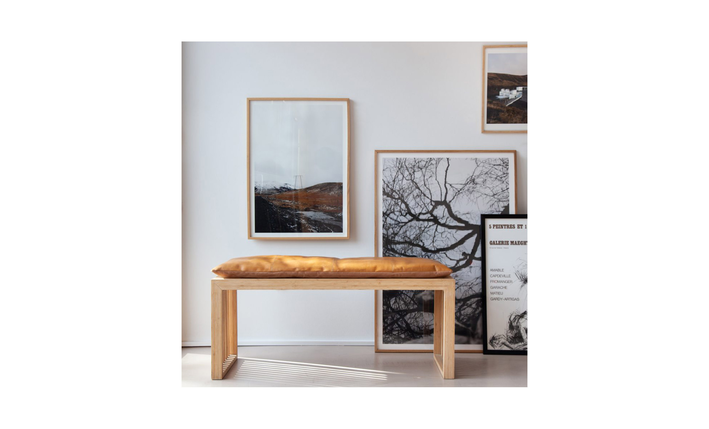 RIB Set Bambu 3-sits Bnk Brun Skinndyna