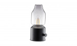 LYSTRA Lampa Laddbar Smoky