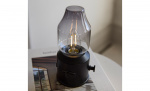 LYSTRA Lampa Laddbar Smoky